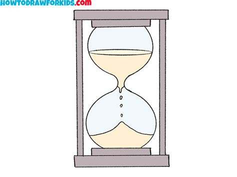 meaningful hourglass drawing|How to Draw a Simple Hourglass 